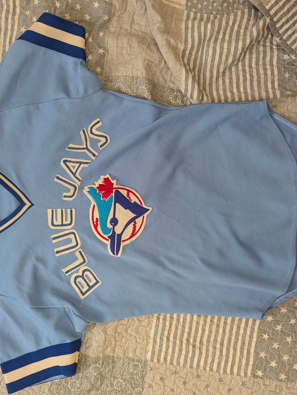 80s Vintage Jesse Lee Barfield Toronto Blue Jays Jersey S Ravenskit MLB Rare